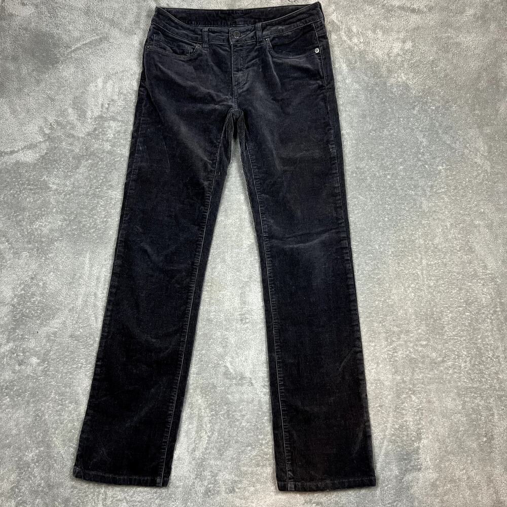 Patagonia‎ Corduroy Pants Womens 27 Gray Straight Leg Stretch Outdoor
